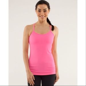 Lululemon Power Y Tank in Pinkelicious size 4